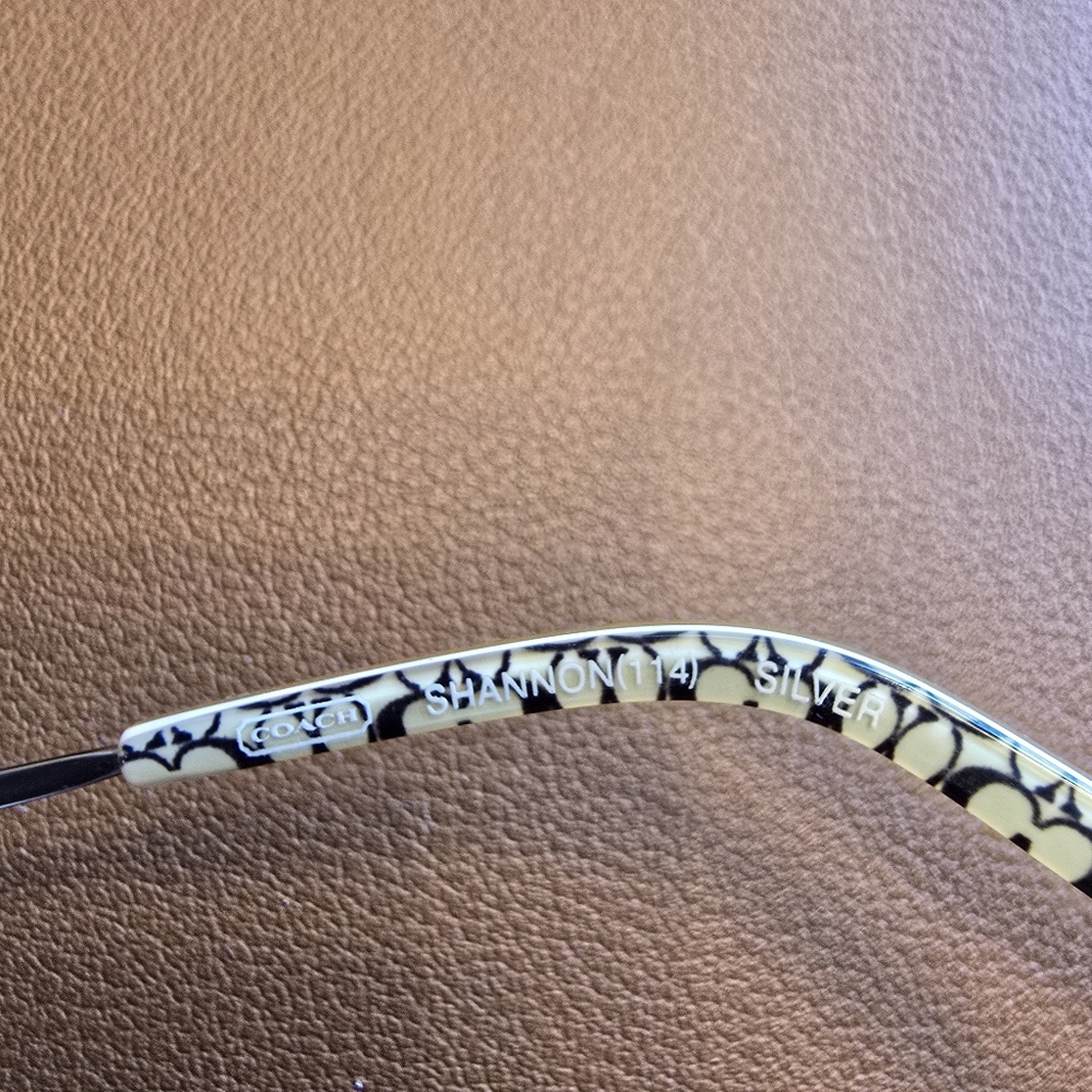 Coach Shannon 114 Silver Eyeglasses (with case) - Picture 5 of 9